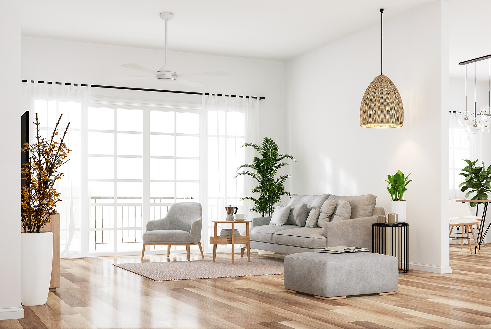 How does ducted air conditioning work?