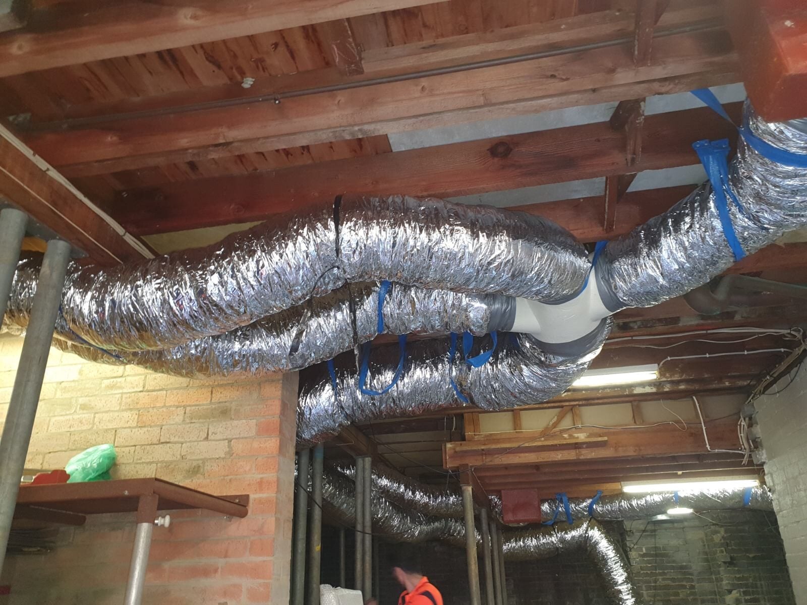 Recent ducted air conditioning job in Sydney